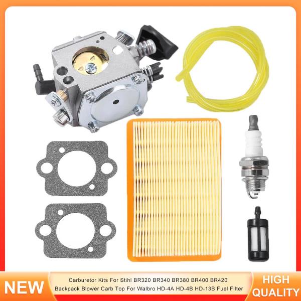 Stihl BR320 배낭 송풍기용 기화기 키트 Walbro HD-4A HD-13B 연료 필터용 카뷰레터 탑