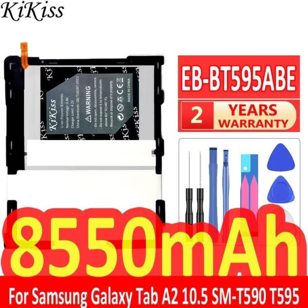삼성 호환 갤럭시 탭 A2 10.5 SM-T590, T595용 - 긴 수명의 8550mAh 태블릿 배터리