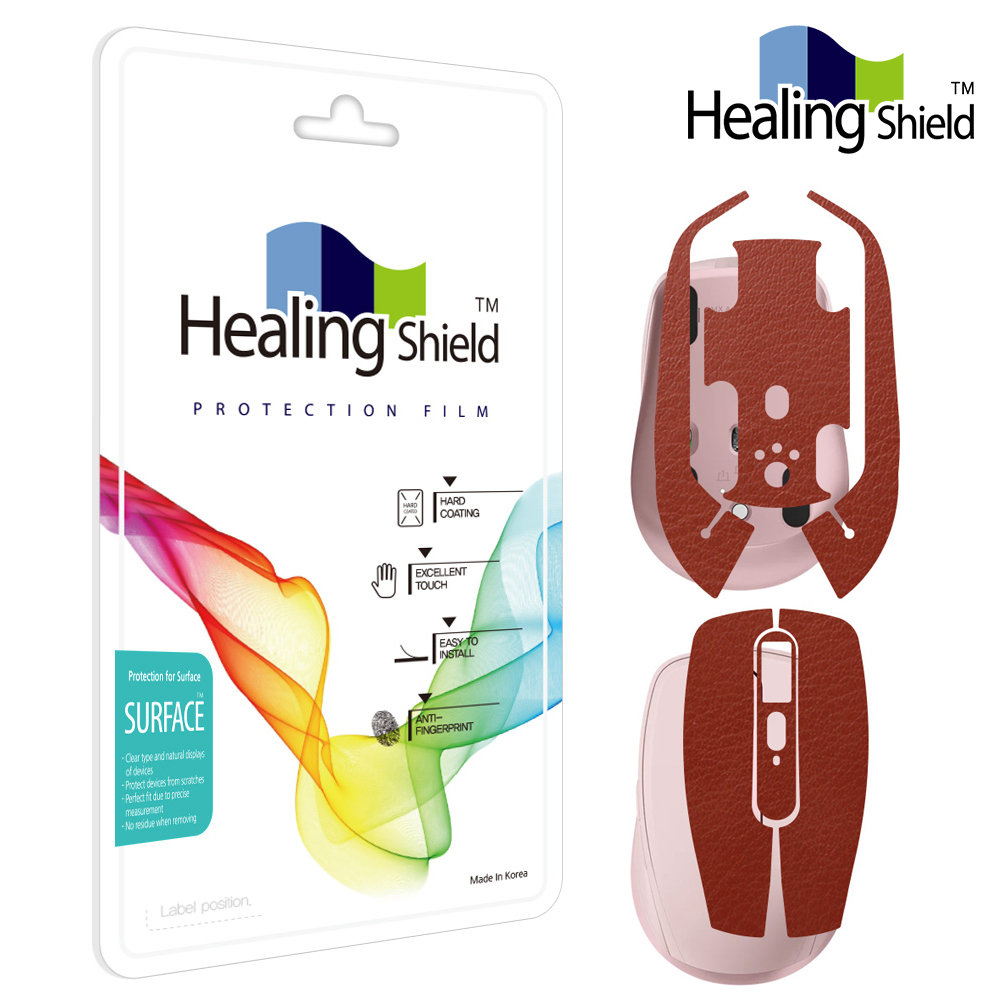 폰트리 로지텍 MX Anywhere 3 무선 마우스 외부보호필름 레더브라운 세트