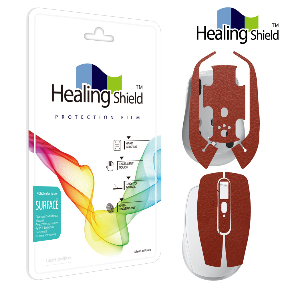 폰트리 로지텍 MX Anywhere 3 for Mac 무선 마우스 외부보호필름 레더브라운 세트