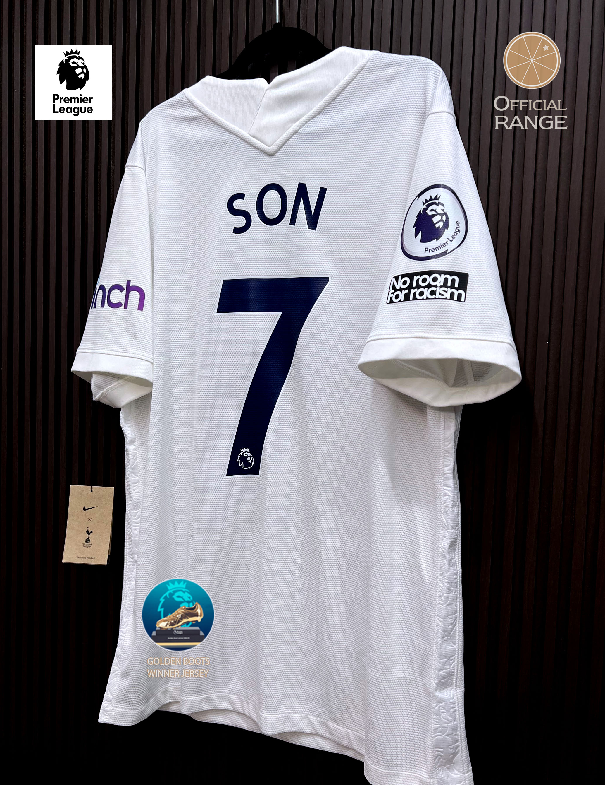 나이키 나이키 2021-22 토트넘 홈 S/S 저지(CV7918-101) 손흥민 오피셜마킹 득점왕유니폼