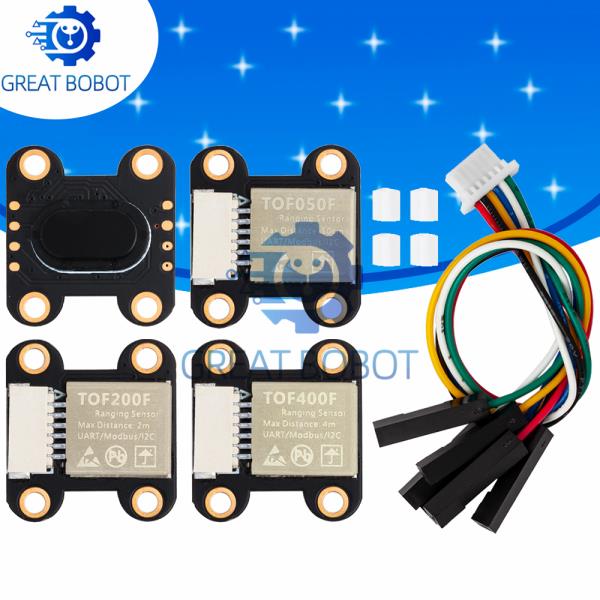 ToF 레이저 범위 내장 MCU 알고리즘, VL6180 VL53LO TOF050F, 50cm, 2M, 4M MODBUS, IIC I2C