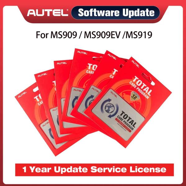 Autel MaxiCom 업데이트 소프트웨어 MS909 EV 용 자동차 진단 구독 1 년 서비스