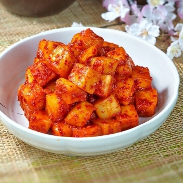 안동 학가산 국산 깍두기 5kg 김치 아이스박스 월요일 목요일 출고