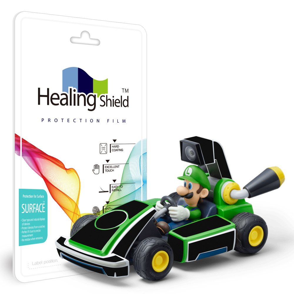 닌텐도 마리오 카트 라이브 홈 서킷 외부보호 블랙 필름 2세트