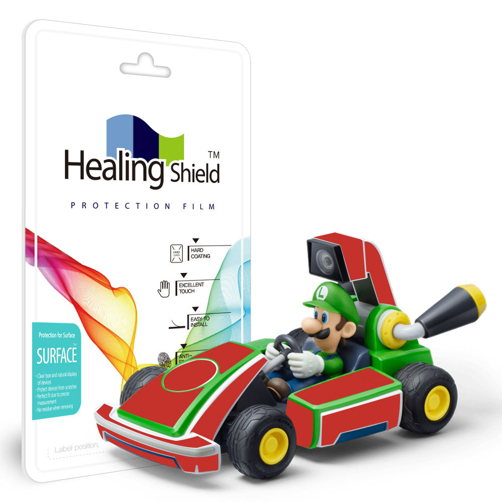 닌텐도 마리오 카트 라이브 홈 서킷 외부보호 레드 필름 2세트