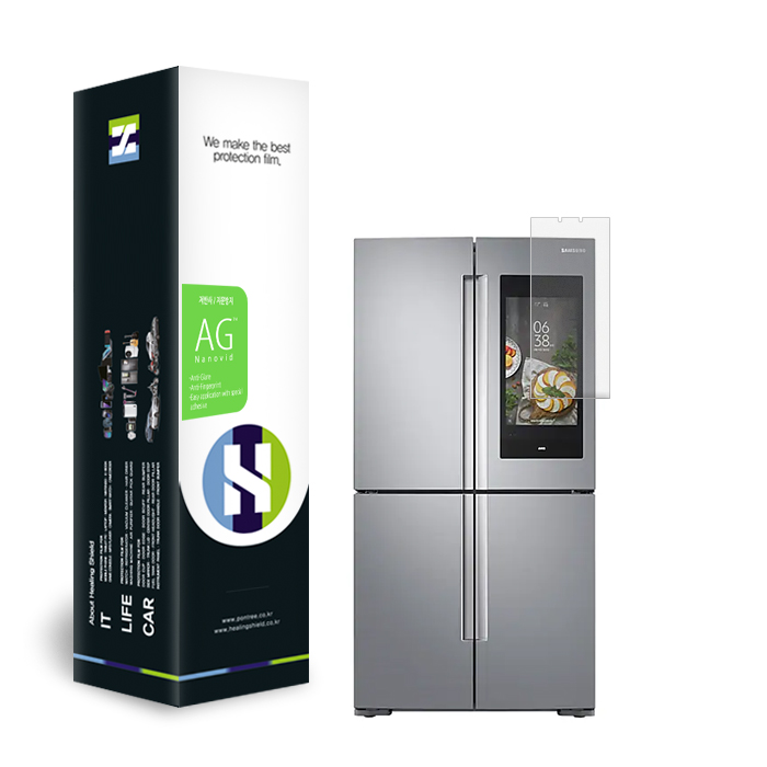 폰트리 삼성 냉장고 T9000 패밀리허브 RF85N95F3S8 저반사 지문방지 액정보호필름
