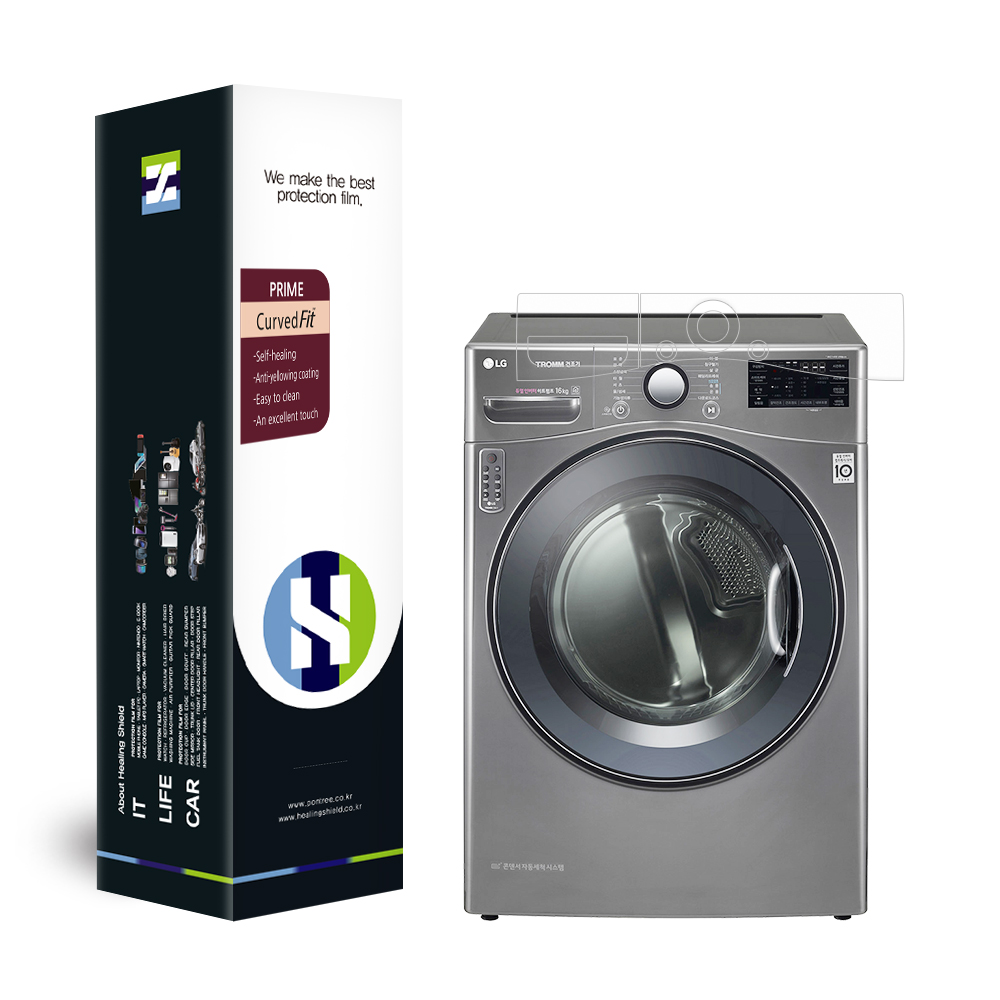 LG 트롬 건조기 RH16VHN 프라임 고광택 패널보호필름 1매