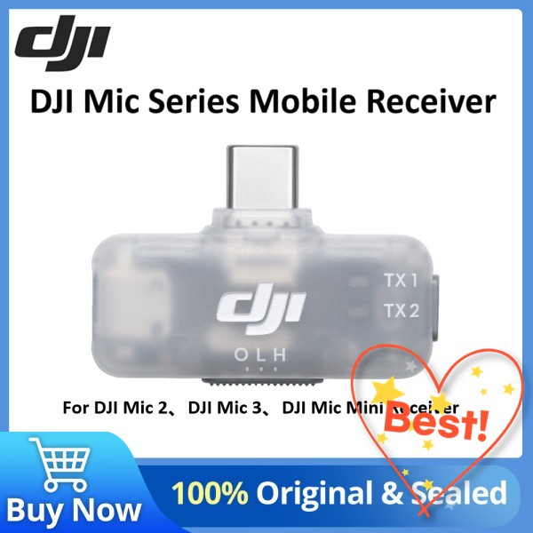 100% 호환 DJI 호환 마이크 시리즈 모바일 수신기 2 3 및 미니