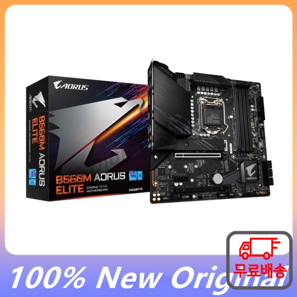 브랜드 신제품 오리지널 B560M AORUS ELITE 마더보드 LGA 1200 DDR4 128GB M-ATX 인텔 적합 M.2 SATA III USB3