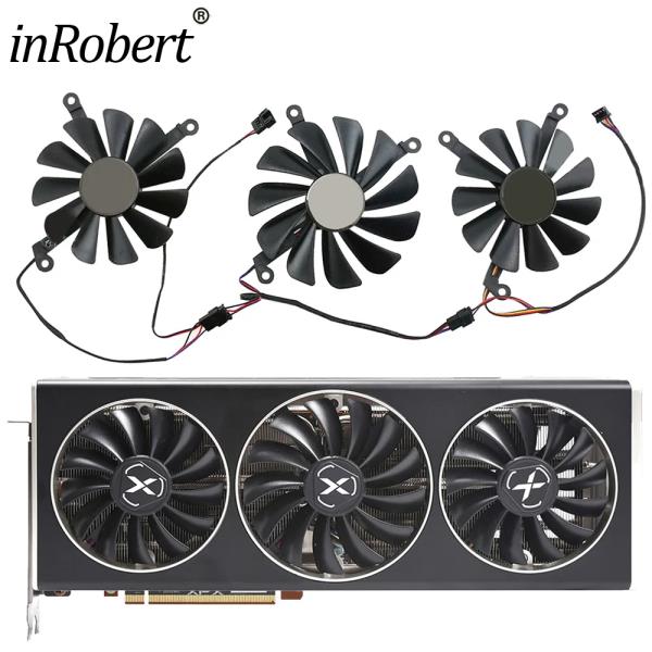 냉각 그래픽 선풍기 카드 XFX SPEEDSTER SWFT 309 AMD Radeon RX 6700XT OC CF1010U12S