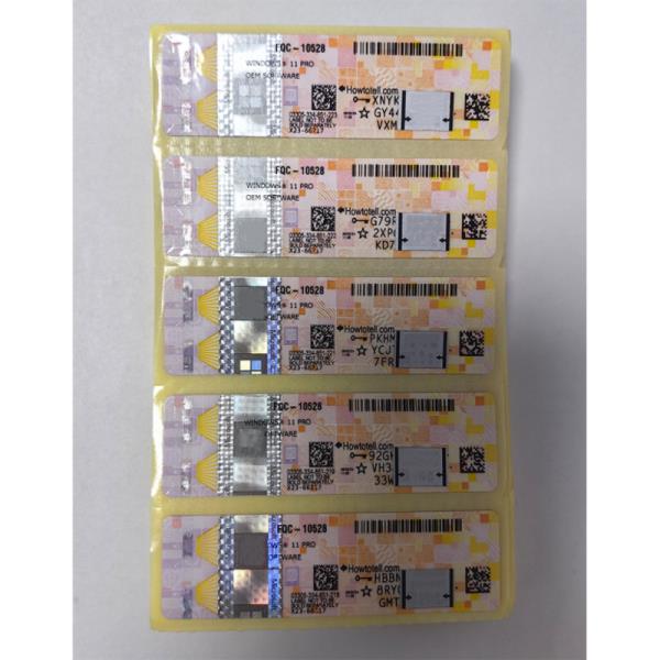 윈도우11 프로 COA 데이터 유출 방지를 위한 시스템 활성화 키의 효율적인 배포 및 기업 수준의 보안