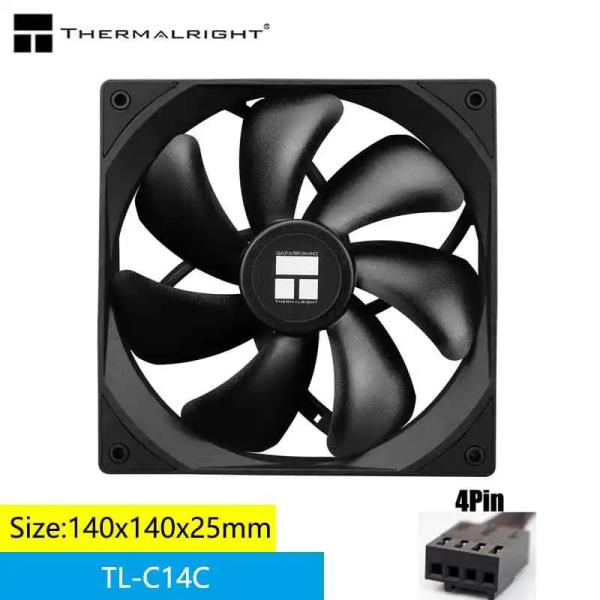 Thermalright TL-C14CW/14C-S 14cm 냉각 팬 5V 3PIN ARGB pc 게이머 속도  쿨러 argb  PC 케이스 ventilador