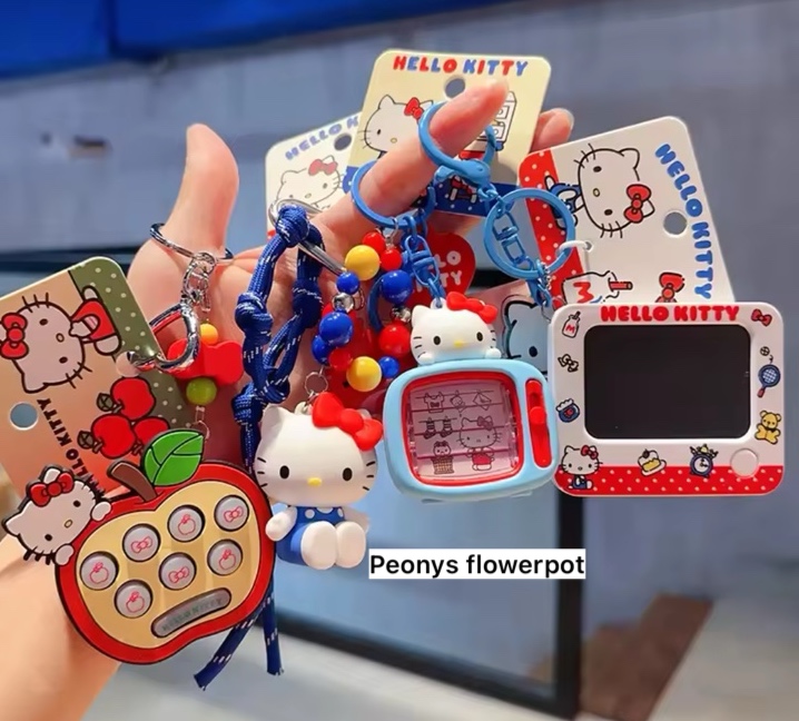 헬로키티 키링 계산기 스트레스해서버튼 메모패드 카메라