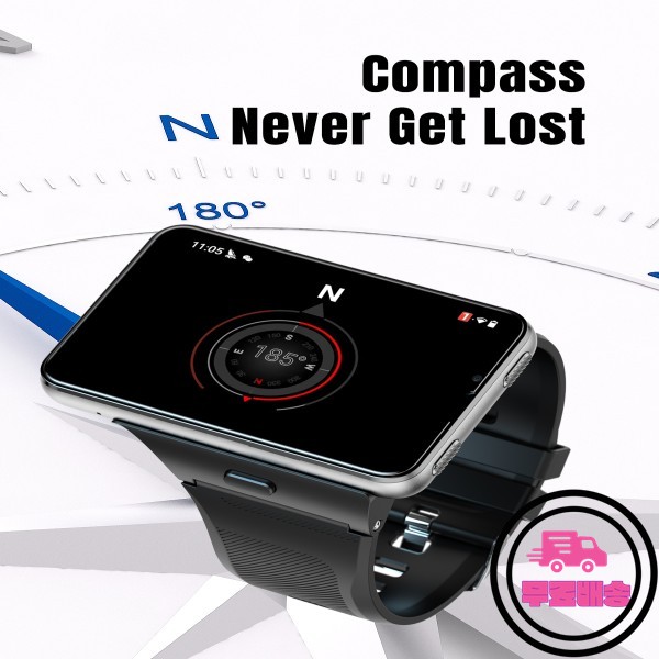 공장 S999 4G 스마트 워치 안드로이드 11 OS MTK6761 쿼드 코어 2.88인치 HD 대형 화면 2.0MP+8.0MP 듀얼 카메라