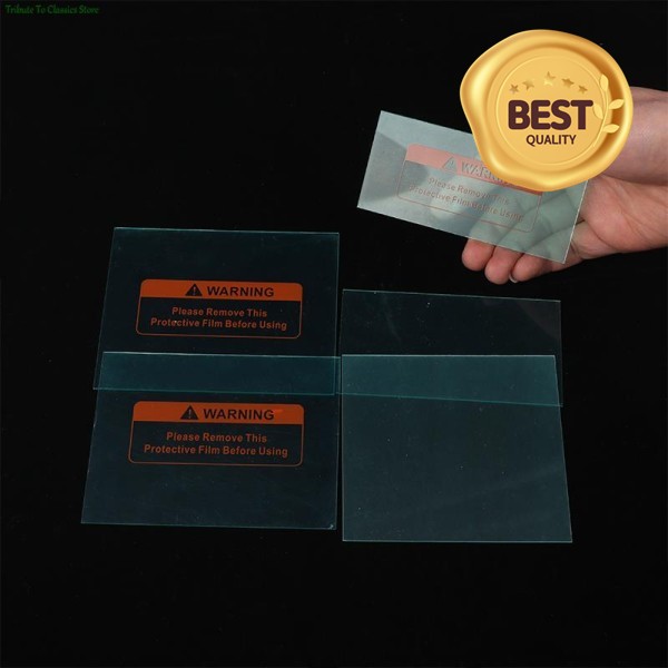 100% 호환 자동 다크닝 용접 마스크 보호 플라스틱 플레이트 (PC) 커버 유리 필터 교체 세트당 5 개