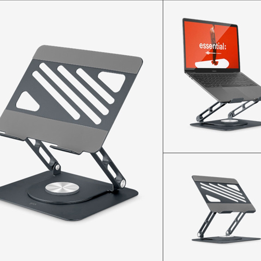 지클릭커 노트북 스텔라 360 패드 거치대 회전 스탠드 받침대 아이패드 태블릿 다크그레이