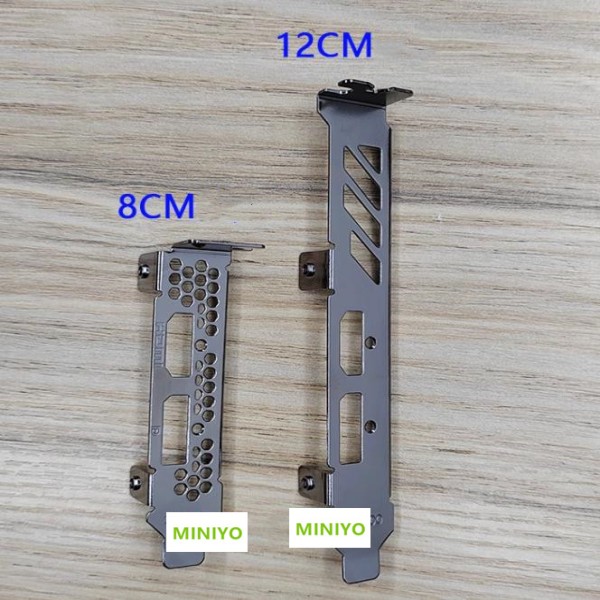 IO 쉴드 풀 백 플레이트 블렌드 브래킷 비디오 카드 그래픽 GPU AMD RX6400 DP + HDMI 12cm