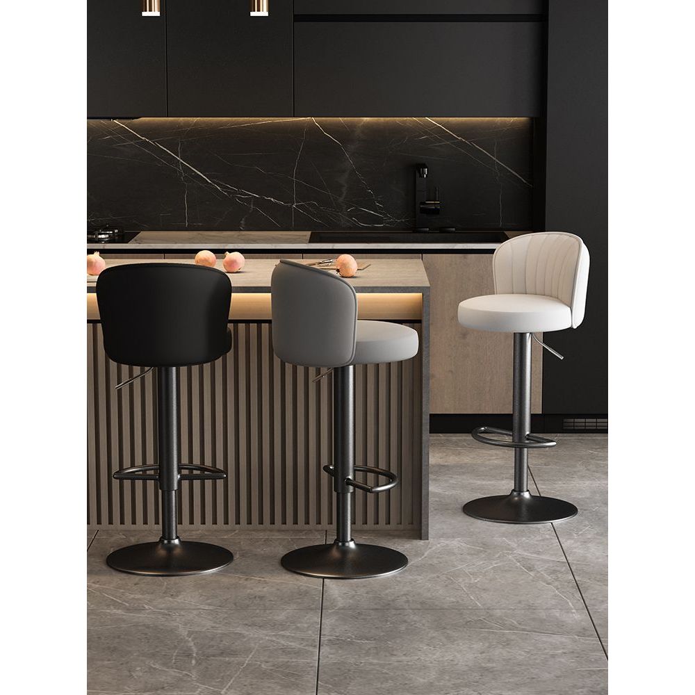 chenc협력사 [해외]홀덤 높낮이조절 딜러의자 카지노 상업용 홀덤펍 바스툴 블랙 블랙 쇼트 45-55 30cm