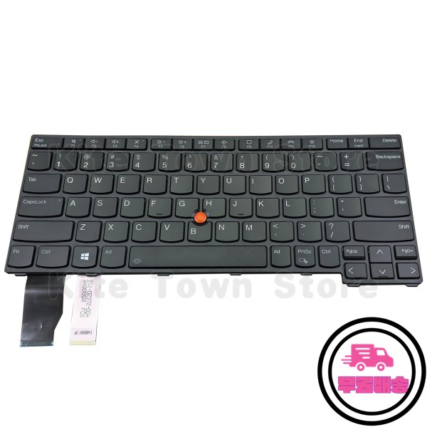 트랙포인트가 포함된 Lenovo Thinkpad X13 Gen 2용 새 미국 레이아웃 노트북 키보드 백라이트