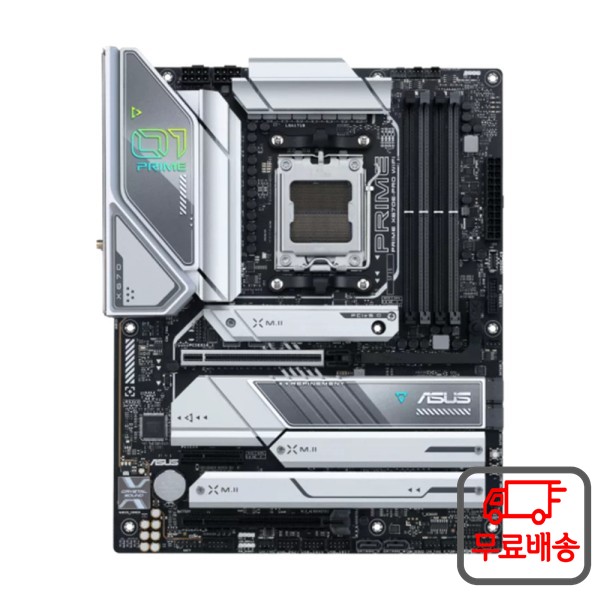 ASUS PRIME X670E-PRO WIFI 메인보드 AMD 지원 R5 8400F CPU 4xM.2 PCIe 5.0 ATX