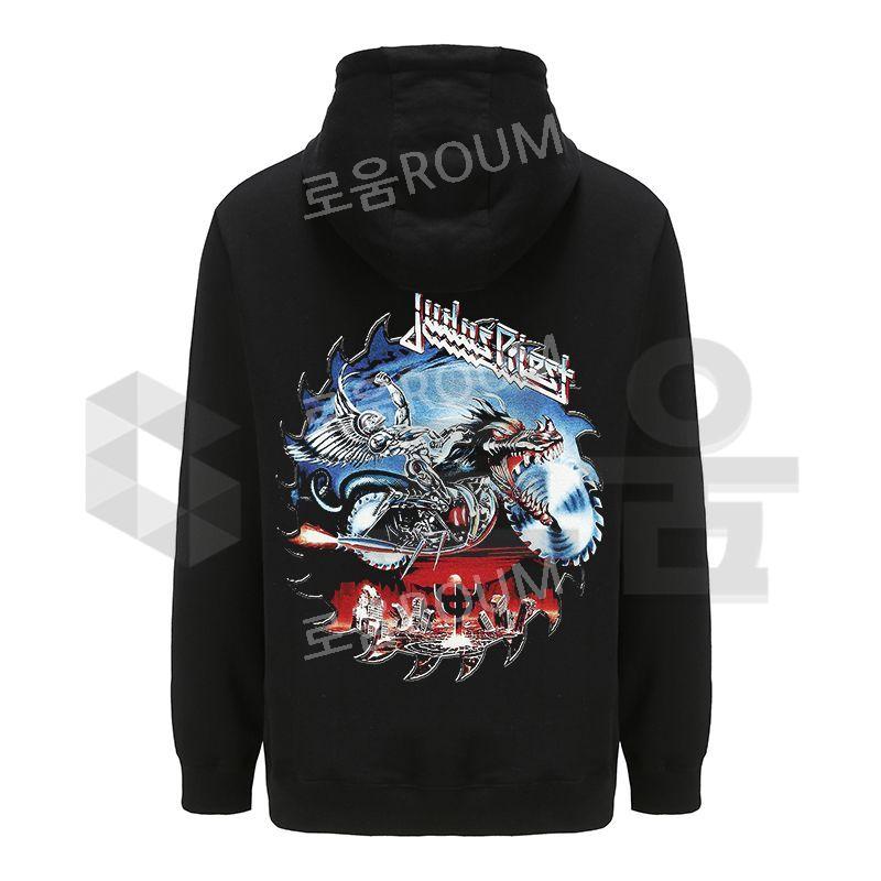 [해외]주다스 프리스트 Judas Priest 프린트 겨울 유니섹스 후드 후드집업