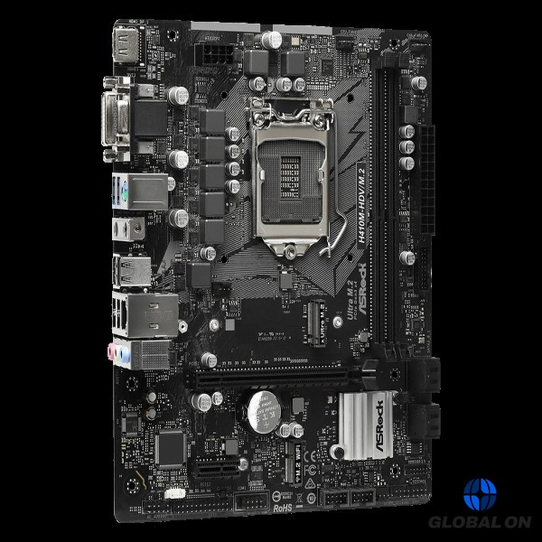 ASROCK H410M-HDV/M.2 마더보드 인텔 H410 LGA DDR4 64GB M.2 지원 i9-10900F CPU