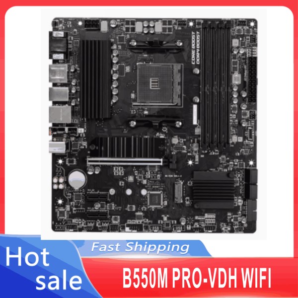 B550M PRO-VDH WIFI AM4 SATA 6Gb/s 마이크로 100% 테스트