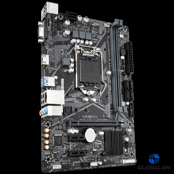 기가바이트 H410M H 마더보드 인텔 64GB LGA1200 DDR4 마이크로 ATX 지원 코어 i9-10900F 셀러론 G5925