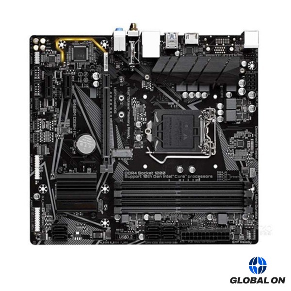 B460M DS3H AC 메인보드 LGA1200 4xDDR4 128GB M.2 지원 10세대 인텔 코어 프로세서 i9-10900KF