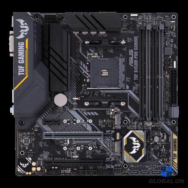 ASUS TUF B450M-PRO 게이밍 AMD 메인보드 라이젠 5 5600X/5600 7 5800X3D 3600 9 CPU 지원 M.2 SATA 6Gb/s