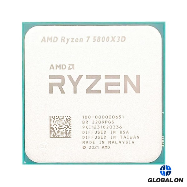 AMD 중고 라이젠 7 5800X3D 3.4GHz 8코어 16스레드 CPU 프로세서 L3=96MB 100-000000651 소켓