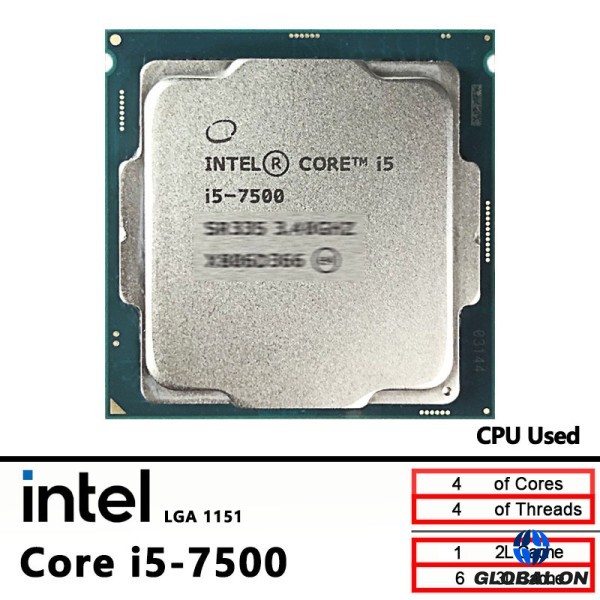 인텔 코어 i5-7500 중고 i5 3.4GHz 6M 65W LGA 1151