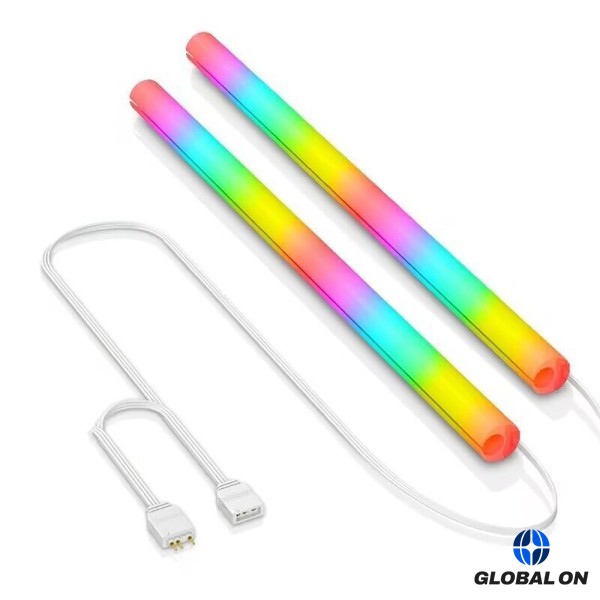 야광 슬리브 ARGB LED AIO 튜브 실리콘 수냉 라디에이터 5V 3 핀 4 아우라 싱크 PC 케이스 장식 신제품 2 개