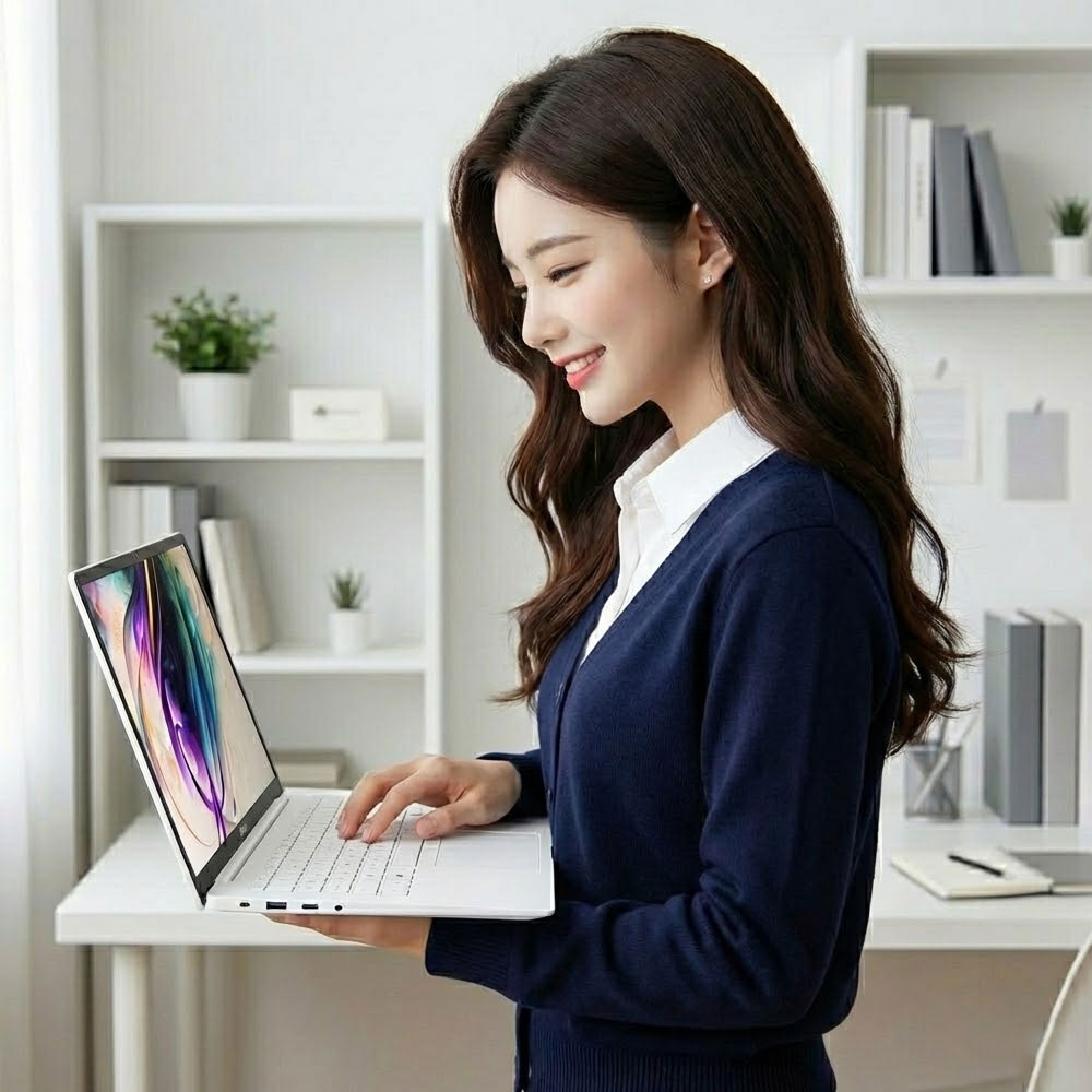 LG전자 2025 그램15 애로우레이크 램32GB 사무용 가벼운 AI 업무용 인강용 포토샵 영상편집 노트북