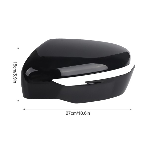 [해외]호환 닛산 캐시카이 J11 2015-2019 무라노 로그 하이브리드 패스파인더용 자동차 윙 리어뷰 미러 커버 캡 (방향 지시등 포함)