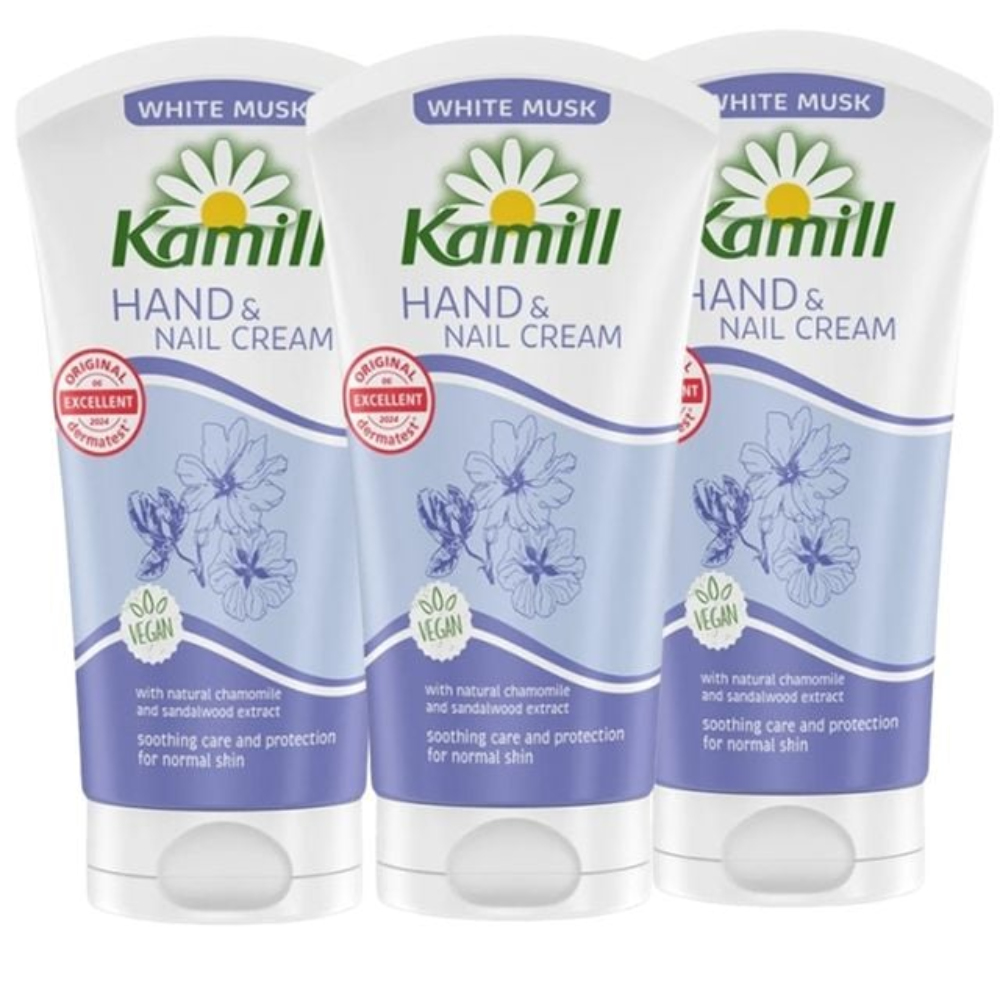 카밀 카밀 핸드크림 75ml 3개 화이트 머스크 네일크림 촉촉한 손 보습제